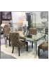 Odessa Mirrored Dining Table 180W